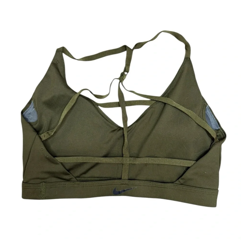 Nike Deep Green Strappy Sports‎ Bra size medium